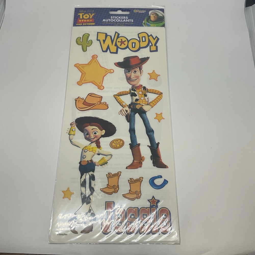 DISNEY / PIXAR TOY STORY & BEYOND SCRAPBOOKING STICKERS / WOODY & JESSIE