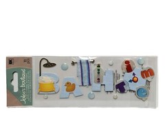 Rare Jolee’s Bath Time Tub Towel Ducky Scrapbook Stickers