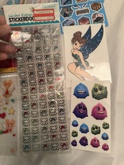 Vintage Scrapbooking Sticker Lot Dimensional Sticker Brad Die Cuts Embellishment