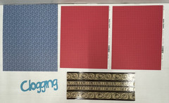 Lot of 13 Scrapbooking 12 X 12 Paper, Stickers, Die Cuts, Mixed Theme Pre-owned