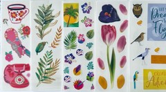 399+ stickers butterflies flower designs birds outdoor nature animals plants lot