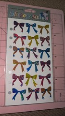 Vintage Stickopotamus Sparkle Glitter Bows New And Pack