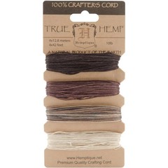 Hemptique – Metallic Hemp Cord 10lb 168′ – Earthy, HC10EA