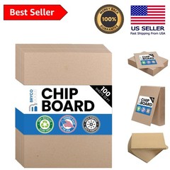 Versatile 8.5″ x 11″ Chipboard Sheets – 100 Pack – Eco-Friendly Crafting