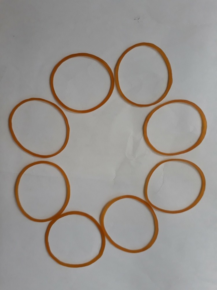 Rubber Bands.. Natural Rubber. Comes in bags of 1 lb each. Home and Office Use