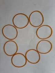 Rubber Bands.. Natural Rubber. Comes in bags of 1 lb each. Home and Office Use