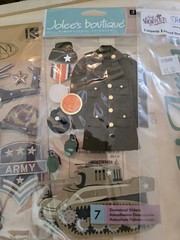 US Army Scrapbook Lot Of 5 WWII Army Uniform Tank Jeep Paper Packet Die Cast