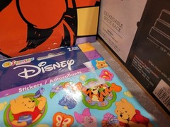 Vintage Sandylion Winnie The Pooh Tigger Sticker Album Sheet Notebook Folder Lot