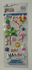 Paper House 3D Puffy Stickers-Pumpkins, Where The Wild Things Are, Skulls