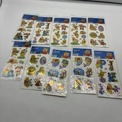 Disney Pooh Piglet Eyeore Stickers lot of 10 New