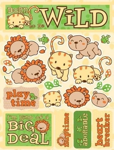 Reminisce Signature Series 3-Dimensional Sticker, Born to be Wild