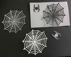 Web and Spider Halloween Web #2 Die Cut Embellishments 5 sets Scrapbook Cards