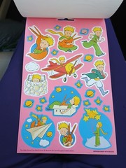 The Little Prince Sticker Pad Book with 4 sticker sheets Fox Sheep Lantern NEW