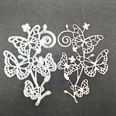 for Butterfly Metal Die Cuts Flower for Butterfly Lace Border Carbon Steel Cutti