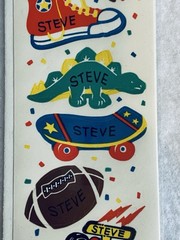 Vintage Steve Russ Personally Yours Stickers SEALED Sports Theme Arts & Crafts
