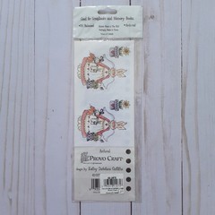 Provo Craft Designer Stickers Garden Angel Rabbit