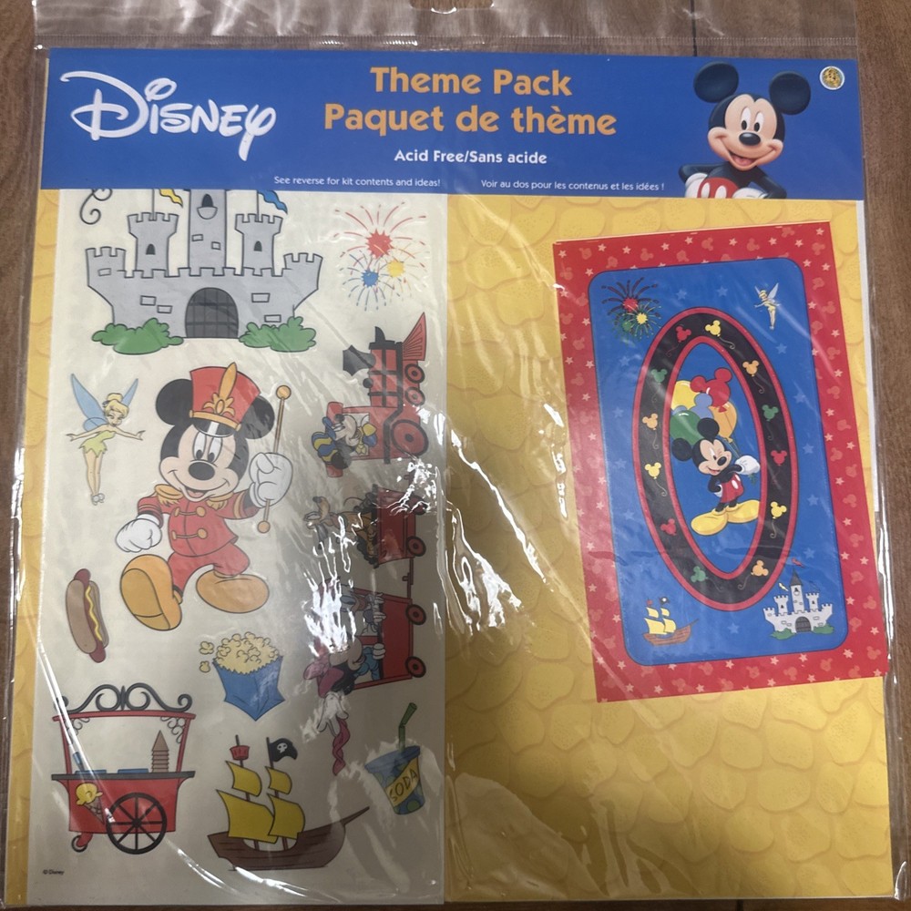 NEW Sandylion Disney Theme Scrapbooking Pack Kit Mickey & Friends