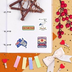 100Pcs Australia Stickers for Luggage, Water Bottle – Australian Stickers and De