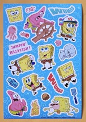 SpongeBob SquarePants Sticker Single Sheet.