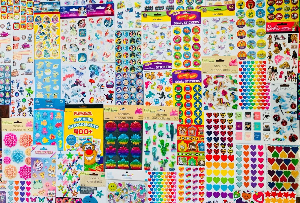 100 New Full STICKER Sheets | Back 2 School Bundle | Kids Teachers TEEN Girl Boy
