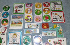 Peanuts Snoopy Lot 50 Stickers Charles Schulz Charlie Brown Woodstock Linus