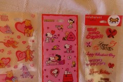 50 Packs of Stickeroni Stickers Winnie the Pooh, Peanuts, Valentines, more