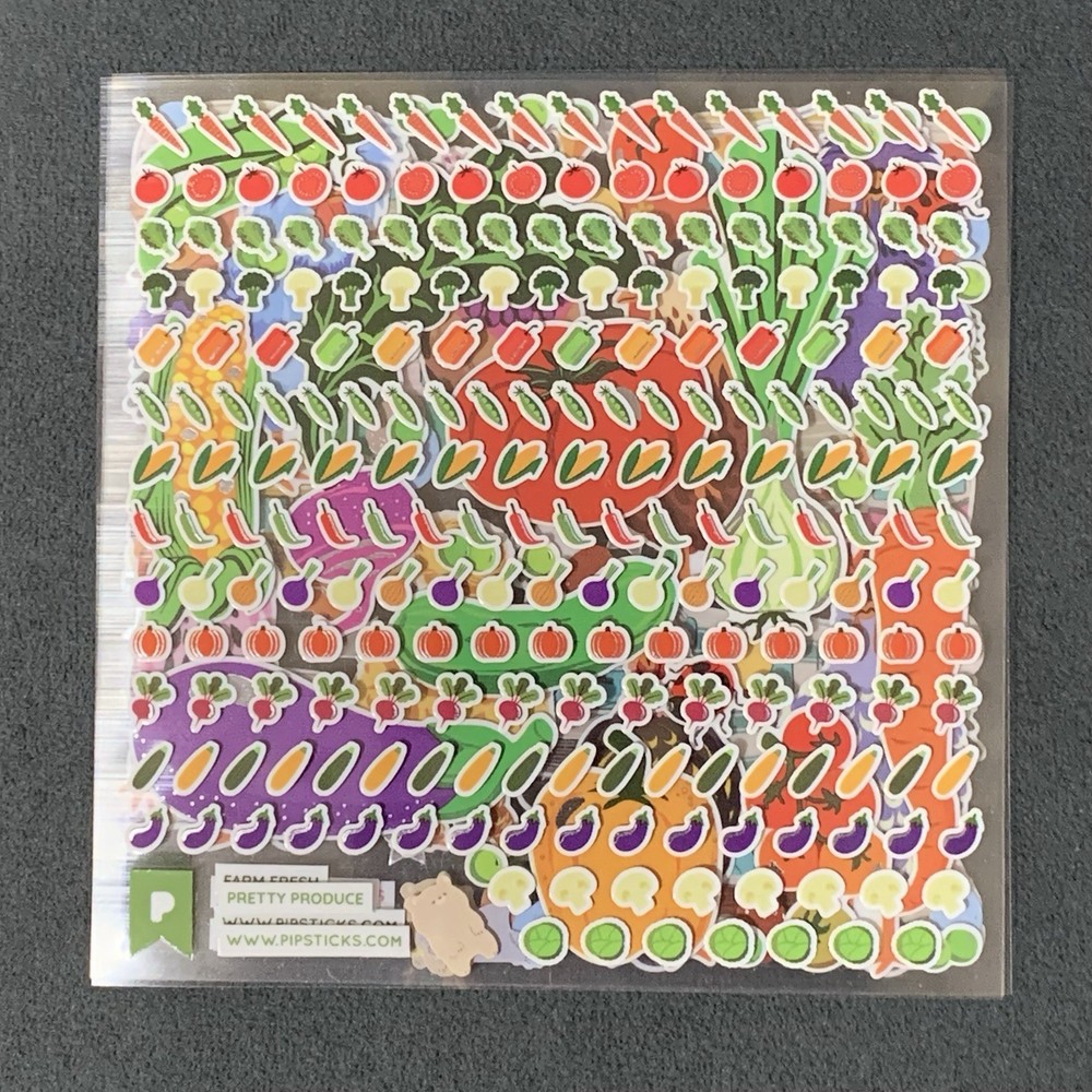 Pipsticks “State Fair” (Aug. 2025) Sticker Sheets (4x4in) FREE SHIPPING