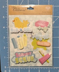 Life’s Little Occasions Sticker Medley – Bath Time 7pcs