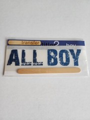 Rub-Ons Transfers – ALL BOY Phrase Family Words – RETIRED # 27