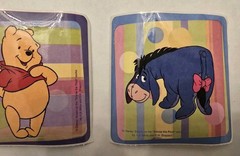 Vintage Smile Makers Winnie The Pooh Stickers Lot of 5 2.5 x 2.5 Inches