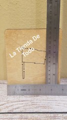 WOOD WOODEN PAPER CUTTING BLADE DIE FLAG FITS ACCUCUT SYS READ