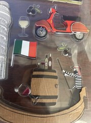 Italy Travel Scrapbooking Stickers 3D Recollections