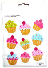 Cupcake Stickers Scrapbooking Journal Card Paper Studio