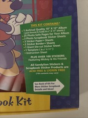 Mickey Minnie Mouse DisneySandylion Deluxe StickerScrapbook Kit NEW
