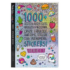 1000+ Cute Kids Stickers Book 40 Pages Scrapbook Planner Craft Reward Stickers