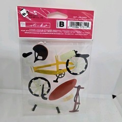 RARE Vintage Jolee’s Boutique 3D Sticker FREESTYLE BIKE&BOARD SPORTS 7pcs 57314