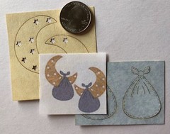 MINI SPECIAL DELIVERY’S Laser Die-Cut(4pc)Deluxe Cut•Moon•Newborn •Boy•Baby•Star