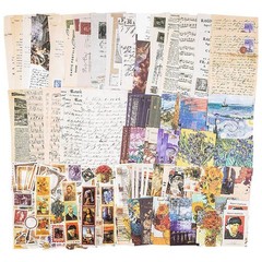 Vintage Scrapbook Supplies Pack (200 Pcs) for Art Journaling Junk Journal7221