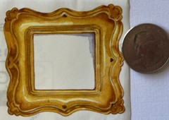 GOLD FRAMES Stickers(4pc) Frances Meyer•Household •Family•Portrait ￼•Decorative•