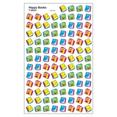 800 Fun Red Sticker Decals for Kids Incentives and Rewards 4 Designs 8 Sheets