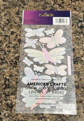 Sticko VELLUM BUTTERFLIES Foil Stickers 12 Pcs Animals Insects