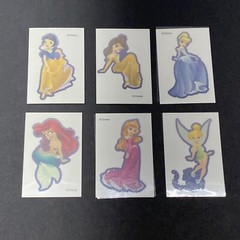VTG Sandylion Disney Princess Temporary Tattoo Body Art Lot Of 6