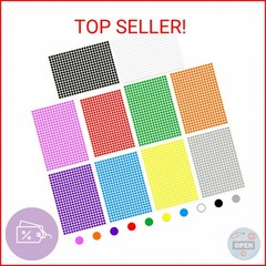 4080 Pcs Small Colored Dot Stickers 1/4″ 3/8″ & 1/2″ Round Circle Stickers Tiny