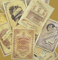 Vintage Style Cabinet Cards Supplies Scrapbooks Junk Journal 394