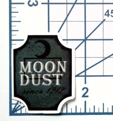 Moon Dust Sticker Vinyl Decal Celestial Scrapbook Journal Magic Witchy Art