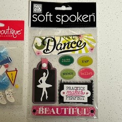 Jolee’s Boutique K&Company Cheer & Dance Scrapbook Sticker Sheet Lot