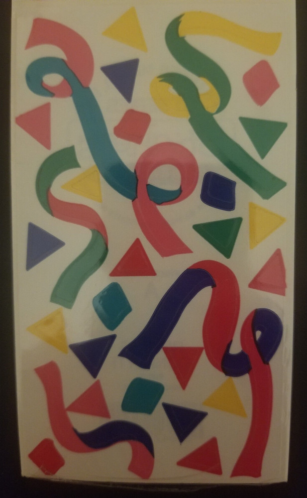 Vintage Frances Meyer Confetti 2 1/2″ x 4 1/2″ Sticker