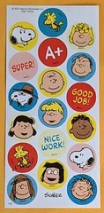 Charles M. Schulz Peanuts Characters Snoopy Sticker Sheet