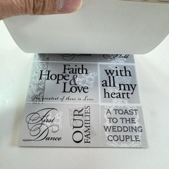 Deja Views Stickers Tablet – Wedding – 268pcs Letters, Quotes, Word Tiles NEW
