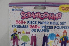 Memories Forever 260+ PC Paper Doll Set Colorful Value Pk Scrapbooking Crafts